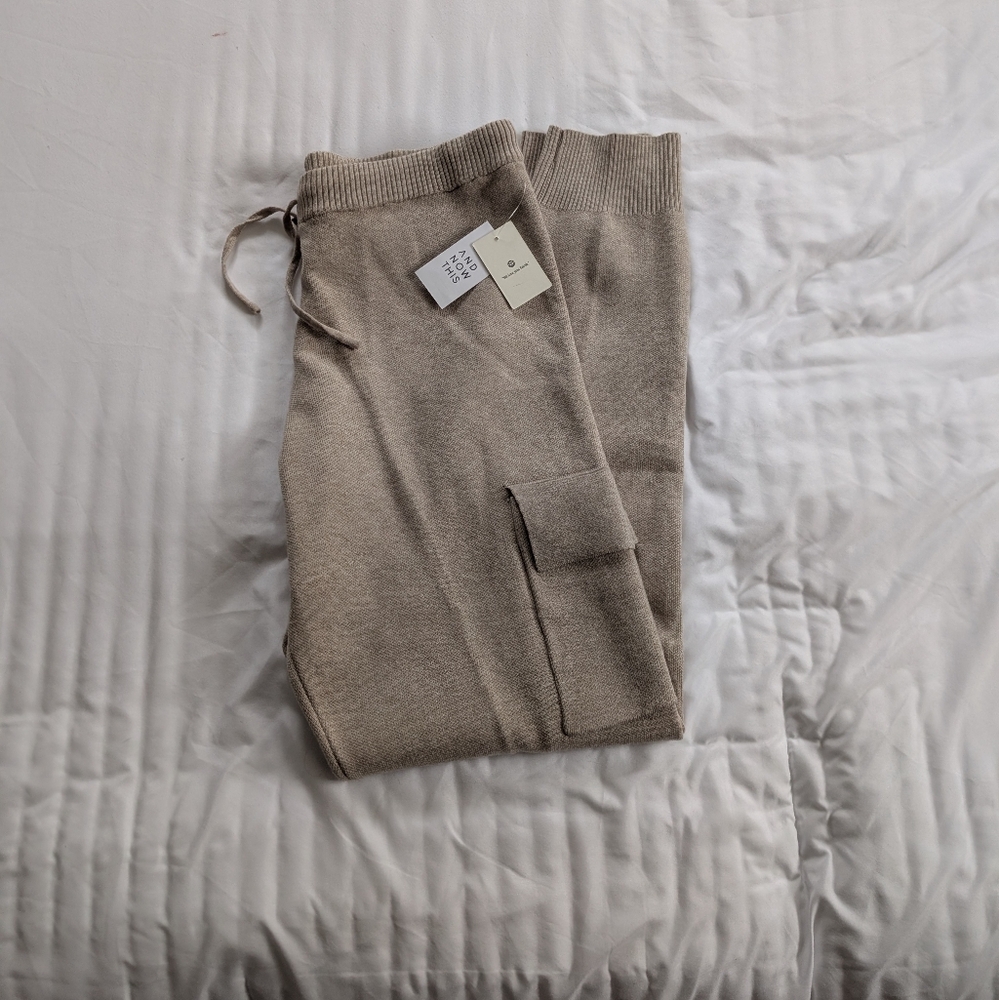 Macy's cargo jogger sweatpants